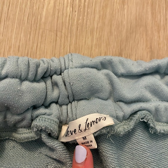 For Love and Lemons Blue Morgan Sweatpants - Picture 6 of 6